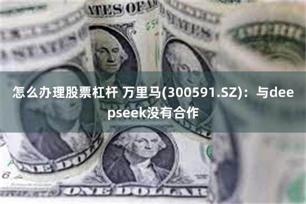 怎么办理股票杠杆 万里马(300591.SZ)：与deepseek没有合作