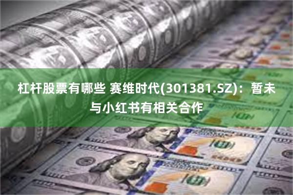 杠杆股票有哪些 赛维时代(301381.SZ)：暂未与小红书有相关合作