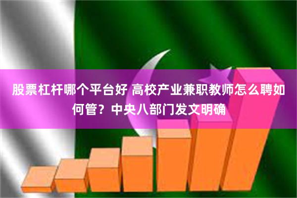 股票杠杆哪个平台好 高校产业兼职教师怎么聘如何管？中央八部门发文明确